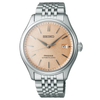 【SEIKO 精工】Presage經典系列 職人美學機械錶-粉40.2mm(SPB467J1/6R55-00H0P)
