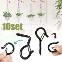10pcs Skrup Gantung Dengan M5 5.5cm Alat Skrup Kait Skrup Anting Tutup Hook Sekrup Serbaguna Sekrup