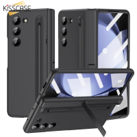 Ốp Lưng Samsung Galaxy Z Fold 6 5 4 3 5G, KISSCASE, Bút Cảm Ứng Thân Thiện Với Da, Với Phim Kính Cườ