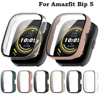 For Amazfit Bip 5 Case Protective Cover Bumper bip5 Strap Metal