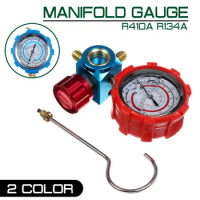 Manifold Digital Pressure Gauge Manifold Gauge Refrigerator Car Refrigerant High/Low R410a R134a Refrigerant Filling Device