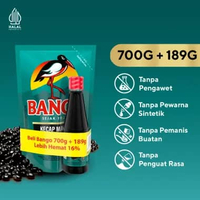 Bango Kecap Manis Refill [700 g ] + Bango Kecap Manis Botol [189 g ]