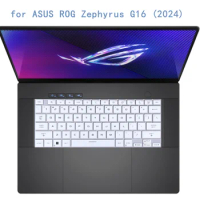 for ASUS ROG Zephyrus G16 2024 GU605 GU605MV GU605MY GU605MZ GU605MI GU605M 16" Silicone Laptop Keyboard Protector Skin Cover