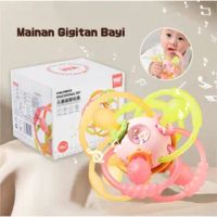Set Mainan Anak 0-12 Bulan 8pcs Silikon Food Grade Aman, Tanpa BPA, Dapat Disteril, Latihan Motorik 