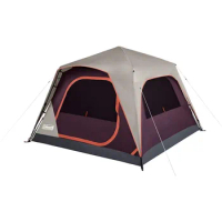 Coleman Skylodge Camping Tent with Instant Setup, 4/6/8/10/12 Person Weatherproof Family Tent with Pre-Attached Poles