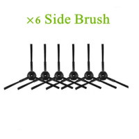 6 pieces Side Brush for ILIFE V7 ILIFE V7S Robotic Vacuum Cleaner for Home Robot Vacuum Cleaner Accessories Side Brush