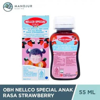 OBH Nellco Special Kids Strawberry 55 mL - Meringankan Gejala Flu Anak