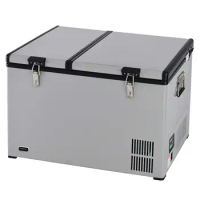 Whynter-Portable Refrigerator and Deep Freezer Chest, Dual Zone, FM-62DZ, 62 Quart, AC 110V, DC 12V