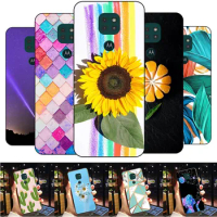 6.5" For Moto G9 Play Case Cartoon Soft Shockproof Bumper Silicone Capas for Motorola Moto G9 Play G9Play E7 Plus Back Covers