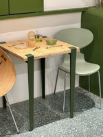 可拆卸DIY綠色桌腿金屬桌腳架簡約免打孔支撐腳餐桌書桌桌子支架