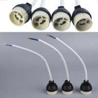 GU10 ฐานโคมไฟหลอดไฟ LED, ที่ยึดปลั๊ก, ขั้วต่อเซรามิก, มีให้เลือก 1/3/5/10x