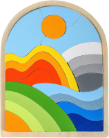 Jigsaw for Baby Boys Wooden Puzzles for Toddlers 3-5 Boys Girls Birthday Gift for Kids Ages 4-6 Todd