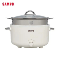 SAMPO聲寶 3L美型蒸煮二用電火鍋 附蒸籠  TQ-YA30C