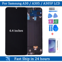 6.4'' Display for Samsung A30 A30 A305/DS A305F A305FD A305A LCD Touch Screen Digitizer Assembly