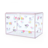 小禮堂 (即將到貨) Sanrio 三麗鷗 方形扣式透明收納盒 (一直走花路吧)