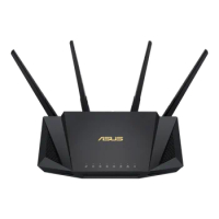 ASUS RT-AX58U AX3000 802.11AX WiFi 6 Dual-Band Router, MU-MIMO And OFDMA, AiMesh WiFi System, AiProtection Pro Network Security