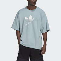 Adidas BLD TRICOT IN T HC4509 男 短袖上衣 T恤 經典 休閒 國際版 寬鬆 穿搭 霧藍