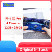 DHL Fast Delivery Oppo Find X2 Pro 5G Cell Phone Snapdragon 865 Android 10.0 6.7" 120HZ 12GB RAM 256GB ROM 48.0MP 65W Charger