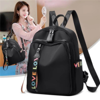 Backpack Women's Anti-theft Outdoor Travel Belt Pendant Backpack Outdoor Trendy Fashion Style Travel Casual School Bag