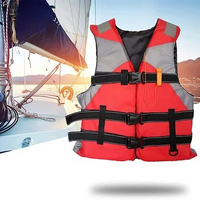 Adults Life Jacket Aid Vest Kayak Ski Buoyancy Fishing Watersport Outdoor, Great for Any Water Sports Boating Skiing Surfing