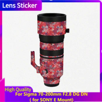 For Sigma 70-200mm F2.8 DG DN for SONY E Mount Lens Sticker Protective Skin Decal Anti-Scratch Protector Coat 70-200/F2.8 DGDN
