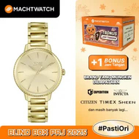 Jam Tangan Wanita Hugo Boss Signature 1502541 Ladies Gold Dial Gold Stainless Steel Strap Gold