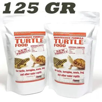 125 GR PELET MAKANAN KURA-KURA AIR TURTLE FOOD PELLET KURA BRAZIL RES CST AST DAMER AMBON 125GR , PO