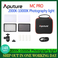 Aputure MC Pro RGBWW LED Video Light 2000K-10000K IP65 Magnetic Attraction Diffuser Photography Lamp For Video Studio Photo