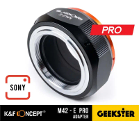 รุ่น PRO K&F M42-E SONY แข็งแกร่ง ( เมาท์แปลง Pro M42 - Sony E FE / M42-Nex / Lens Adapter / KF ) คํ