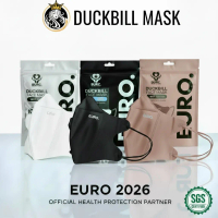 EURO. Duckbill Mask 4PLY 1Pack 10pcs Earloop 3D Mask Adult Size