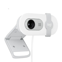 【Logitech 羅技】BRIO 100網路攝影機Webcam(珍珠白)