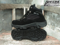 Sepatu Delta Tactical 6.0 inch Hitam Ujung Besi Boots Safety Outdoor Indoor Real Pic