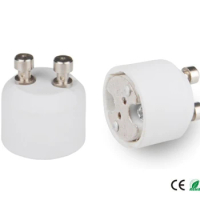 6pcs GU10 To MR16 2Pin Spot Ceiling LED To Gu5.3 Lamp Holder To GU10 Lamp Base Converter Ceramic CE Rohs