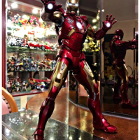 Original Hot Toys 1/6 MMS500-D27 Marvel Avengers Alloy Iron Man Mk7 1/6 Anime Action Figure Collection Model Toys Gifts