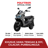SUBSIDI POLYTRON Fox S Electric Sepeda Motor Listrik - OTR Jawa Tengah & DIY, Cilacap, Purbalingga -