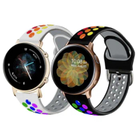 Rainbow Color Watch Band Strap For Garmin Venu 2 Plus Silicone Wristband For Garmin Venu SQ/Venu2 Watchband Correa