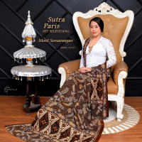 Motif Semarangan Endek Bali Kamen Free Selendang Rayon Semi Sutra Paris Premium High Quality ATBM