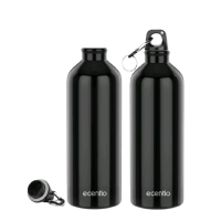 Ecentio Botol Minum Sport 1000 ml BPA Free dengan Tali Gantung dan Tutup Anti Tumpah