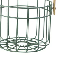 Metal Wire Egg Basket for Collecting Chicken Eggs Holder Green L
