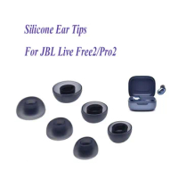 For JBL Eartips Replacement Silicone Earbuds Tips for JBL LIVE PRO 2 Free 2 Ear Tips Eargels Cover Kits Accessories Earplugs