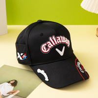 Callaway Golf ผู้ชายและผู้หญิงกีฬา Ball Cap Golf Quick-Drying Breathable หมวก Casual Sun Visor # 230