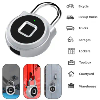 Mini Smart Keyless Fingerprint Lock Waterproof Inteligente Anti-Theft Security Padlock Door Luggage Case Lock