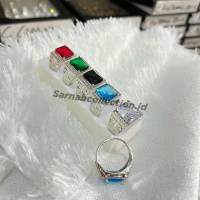 Cod cincin titanium pria cincin batu elegan model terbaru kekinian (KD 04)