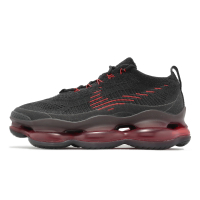 Nike 休閒鞋 Air Max Scorpion FK 男鞋 黑 紅 大氣墊 針織鞋面 DJ4701-004