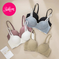 Slippery Bra for Women, Tubi Press, 32-38AB Cups, Thick for Women's Small Breasts, B30, Comfortable,