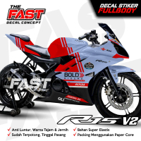 Decal R15 V2 Ducati Gressini Racing Sticker Striping Fullbody Gressini Racing TERBARU Decal Yamaha R