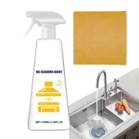 Kitchen Cleaner Spray Multi-Purpose Kitchen Grease Cleaner Tools Oven Cleaner Oil Stain Cleaner Spray Oil Stain Liquid Cleaner