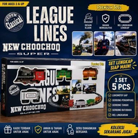 Mainan Kereta Api Klasik New Choochoo Super 5 PCS Set Rel Lingkar Lokomotif Uap Mainan Anak Edukasi