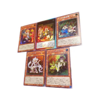 Diy Yu-Gi-Oh Traptrix Series Traptrix Nepenthes Anime Characters Bronzing Game Collection Flash Card