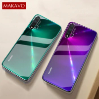 For Huawei Nova 5T Case Slim Transparent Crystal Silicone Soft Clear TPU Back Cover Phone Case for Huawei Nova 5T Nova5T
